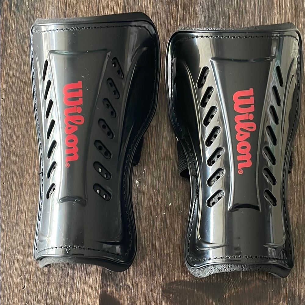 Wilson Black Shin Guards